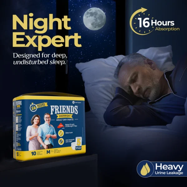Friends Overnight Diaper Adult Pants - Image 3