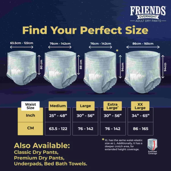 Friends Overnight Diaper Adult Pants - Image 4