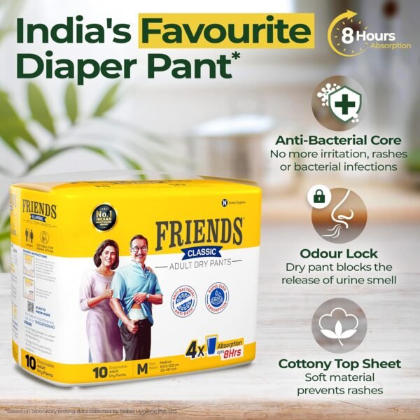 Friends Diaper Adult Classic Dry Pants - Image 2