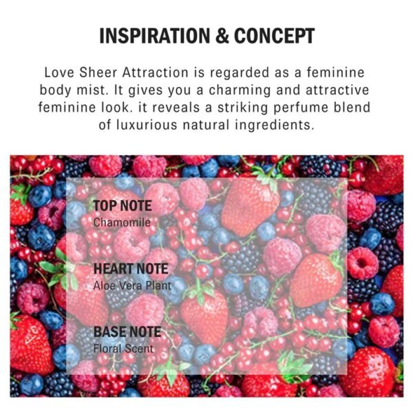 Guess Love Sheer Attraction Body Mist For Women 250 ml - Image 2