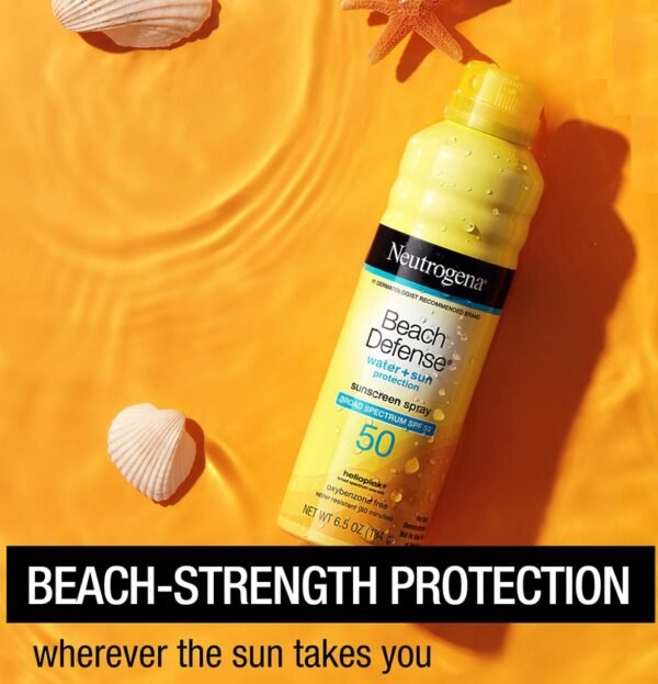 Neutrogena Beach Defense Spf 50 Sunscreen Spray 184gm - Image 3