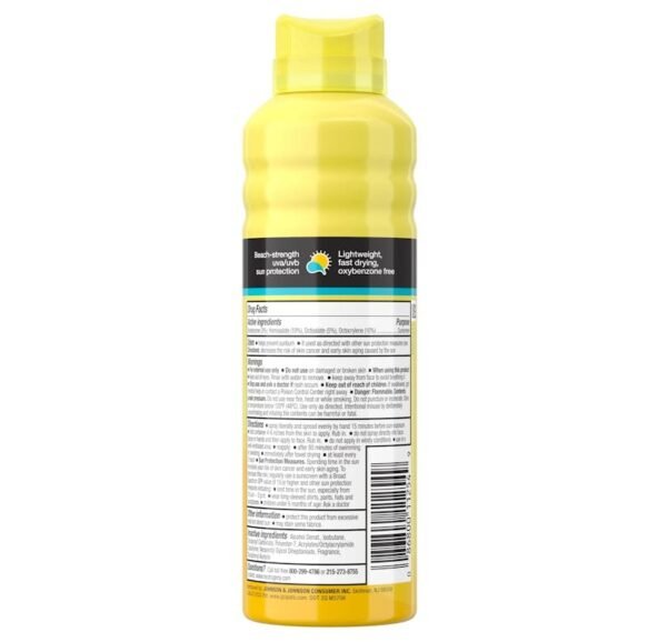 Neutrogena Beach Defense Spf 50 Sunscreen Spray 184gm - Image 2