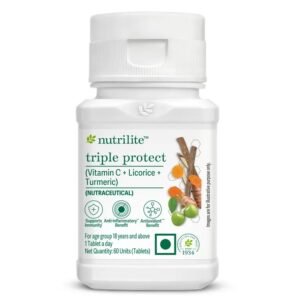 Amway Nutrilite Triple Protect (Vitamin C + Licorice + Turmeric 60 Tablets