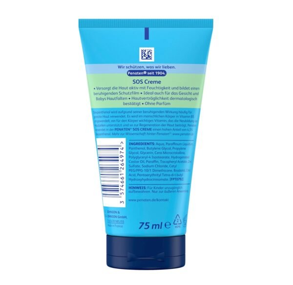 Johnson & Johnson Penaten Baby Sos Wound Protection Cream 75ml - Image 3