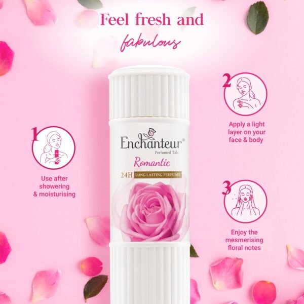 Enchanteur Perfumed Body Talcum Powder 250gm - Image 10