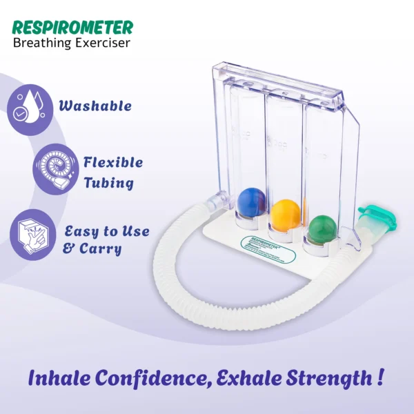 Romsons Respirometer Lungs (Respiratory Exerciser) - Image 6
