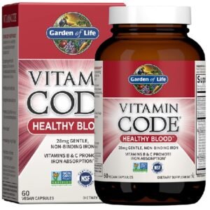 Garden of Life Vitamin Code Healthy Blood, 60 Capsules