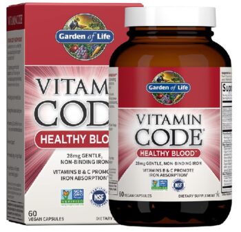 Garden of Life Vitamin Code Healthy Blood, 60 Capsules