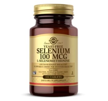 Solgar Selenium L- Selenomethionine 100 Mcg 100 Tablets