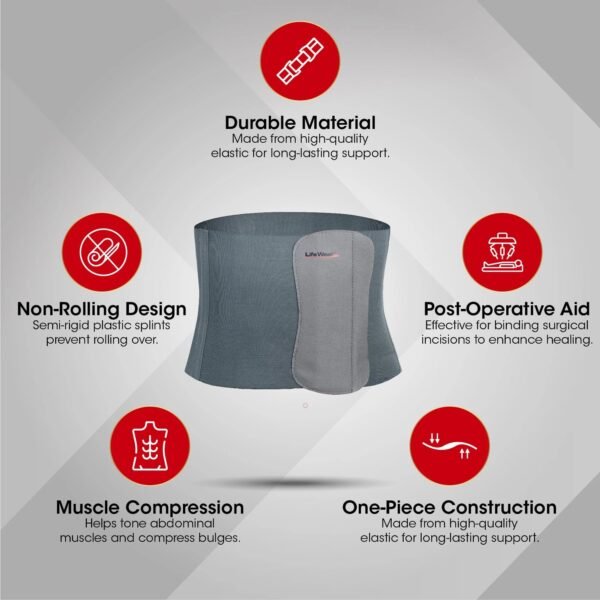 LifeWear Abdominal Belt (LWA09) - Image 2