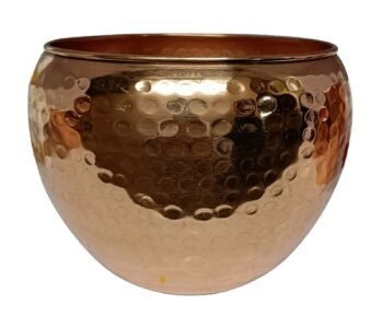 Relikart® Copper Hammered Design Bowl 1500ml