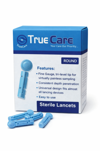 True Care Sterile Round Lancets 400pcs
