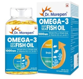 Dr. Morepen Fish Oil 1000mg Omega 300mg DHA 60 Softgel