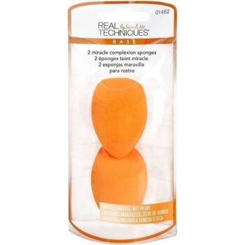 Espoir Pro Tailor One Face Brush & Real Techniques Complexion Sponge Twin Pack with Free neem comb
