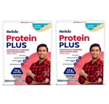 Horlicks Protein + Health and Nutrition Drink 400g (Vanilla) Pack of 2