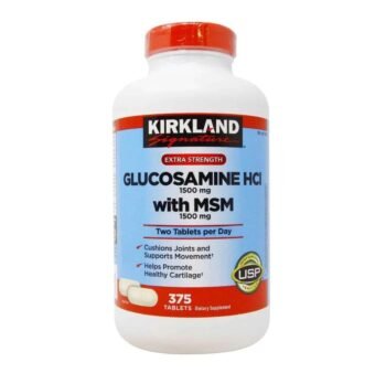 Kirkland Signature Glucosamine With MSM 1500mg 375 Tablets
