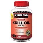 Kirkland Signature Krill Oil 500 mg 180 Softgels