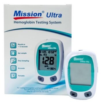 Mission Ultra Hemoglobin Testing Meter With 10 Strips