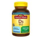 Nature Made Vitamin D3 2000 IU (50 Mcg) 320 Softgel