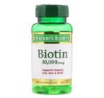 Nature's Bounty Biotin 10,000 mcg 120 Softgels
