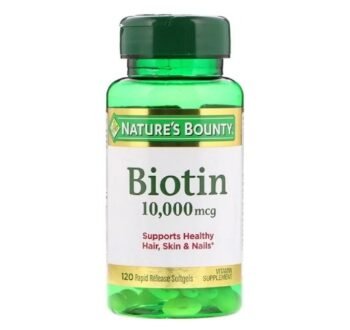 Nature's Bounty Biotin 10,000 mcg 120 Softgels