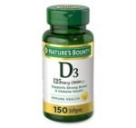 Nature's Bounty D3 125mcg 5000IU 150 Softgels