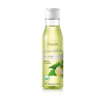 Oriflame Love Nature Shampoo For Oily Hair Nettle & Lemon 250ml with Free neem comb