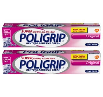 Poligrip Original Denture Adhesive Cream 68g (Pack Of 2)