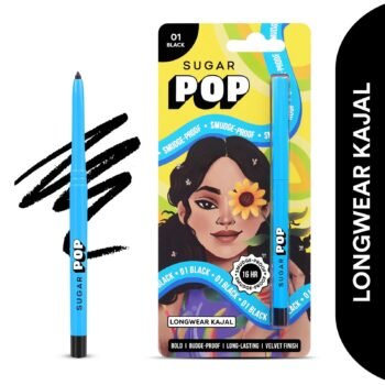 SUGAR POP Longwear Matte Finish Kajal - 01 Black