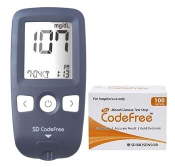 Sd Codefree Blood Glucose Meter With 100 Test Strips