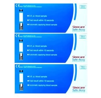 Sino Care Safe-Accu 50 Pcs Test Strips (Pack of 3)
