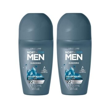 Oriflame North For Men Subzero Deodorant Roll On 50ml (Pack Of 2)