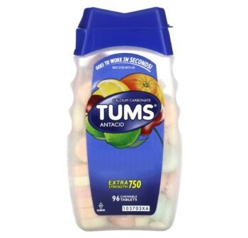 Tums Antacid Extra Strength 96 Chewable Tablets