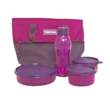 Tupperware Berrylicious Plastic Lunch Set 4-Pieces