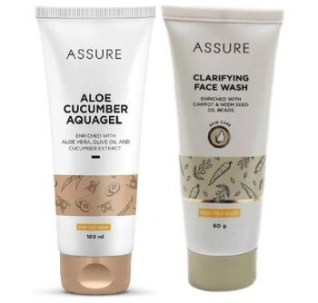 Vestige Assure Clarifying Face Wash 60 gm And Assure Aloe Cucumber Aquagel 100 ml (Combo Pack)