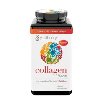 Youtheory Collagen With Biotin 6000mg Tablet