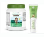 Amway Nutrilite Kids Drink Chocolate Powder 400gm With Herbal Toothpaste 50gm
