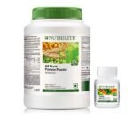 Amway Nutrilite All Plant Protein Powder With Daily Multivitamin 60 Tablets