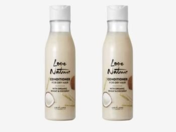 Oriflame Love Nature Conditioner for Dry Hair Wheat & Coconut Oil 250Ml (Pack Of 2)