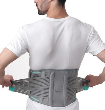 Tynor LS Belt Lumbopore, Grey, M, S, L, XL, XXL, 1 Unit A-04