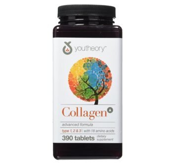 Youtheory Collagen With Biotin 6000mg 390 Tablets