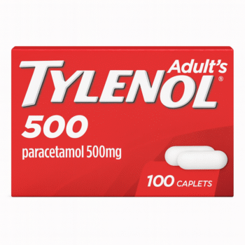Tylenol Adult Paracetamol 500mg 100 Caplets