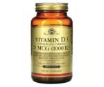 Solgar Vitamin D3 (Cholecalciferol) 25 mcg (5,000 IU) 250 Softgels