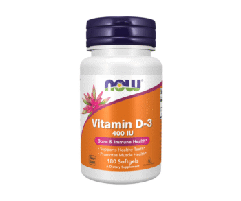 Now Vitamin D-3 400 IU 180 Softgels