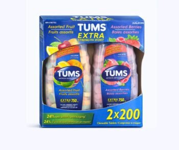 Tums Antacid Assorted Berries and Fruit 200 Tablets combo pack
