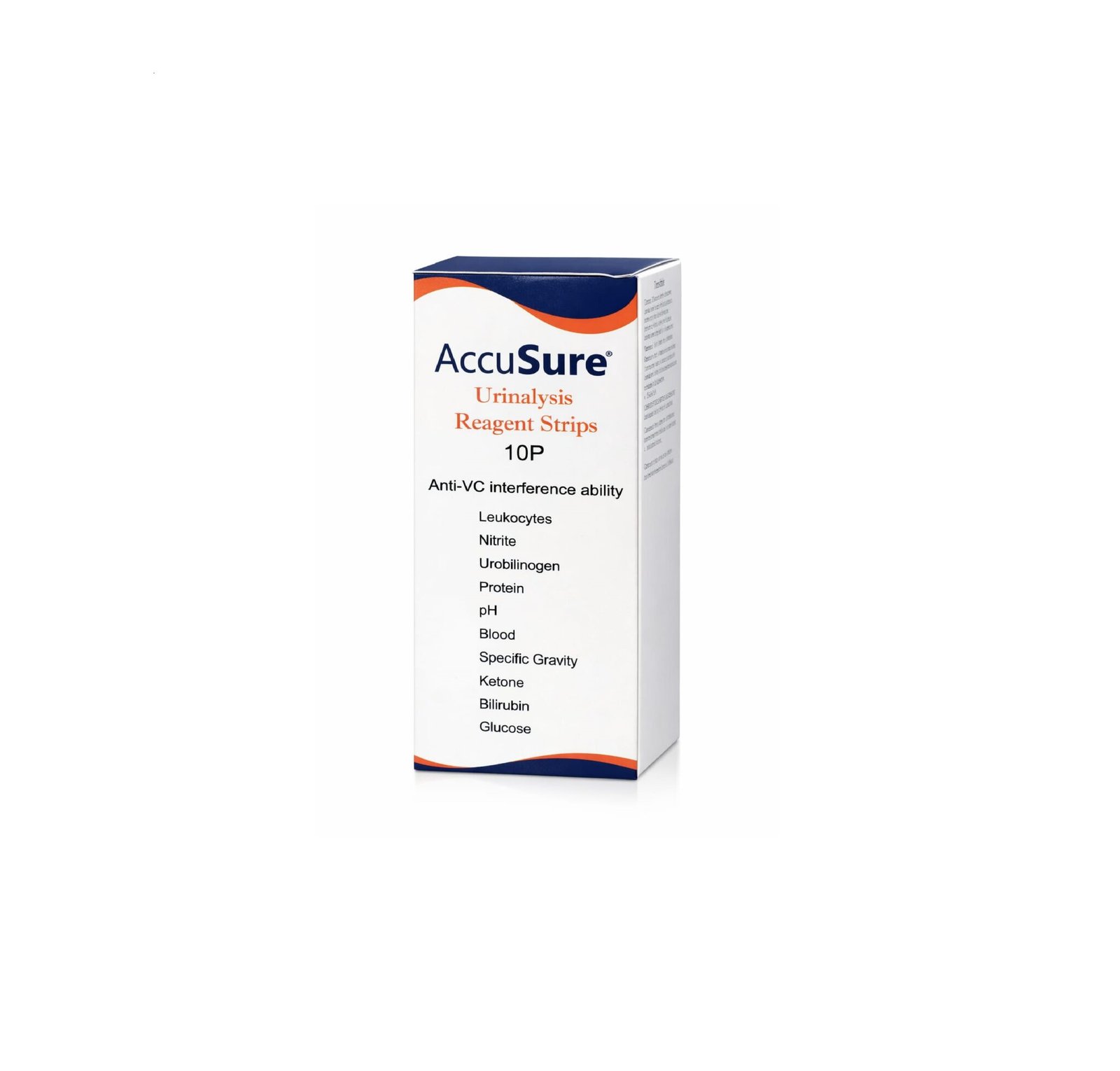 AccuSure Urinalysis Reagent Strips 10P