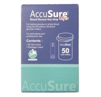 Accusure Life Blood Glucose 50 Test Strips