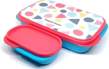 Tupperware Shapes Kids Art Plastic Lunch Set Lunch Box