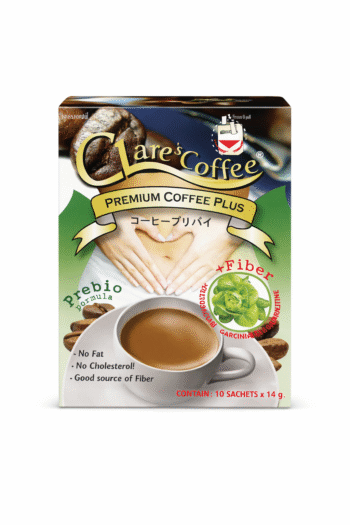 Clare’s Premium Coffee Plus Prebio formula with Fiber