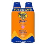 Banana Boat Sport Ultra Clear Sunscreen Spray 50 Plus Combo Pack 340g